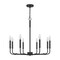 Quoizel Abner Chandelier ABR5028MBK - alternate 3